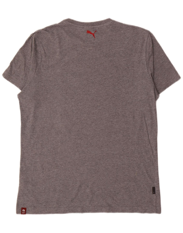 Puma Camiseta Masculina Graphic Top Grande Cinza