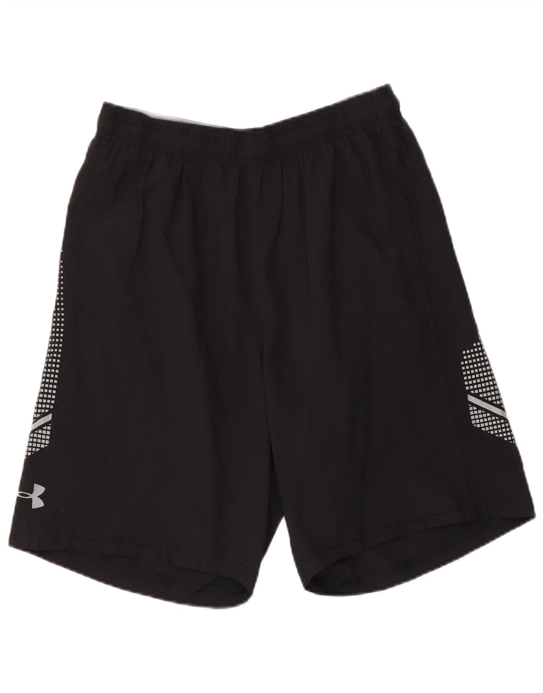 UNDER ARMOUR Mens Heat Gear Sport Shorts Médio Preto Geométrico