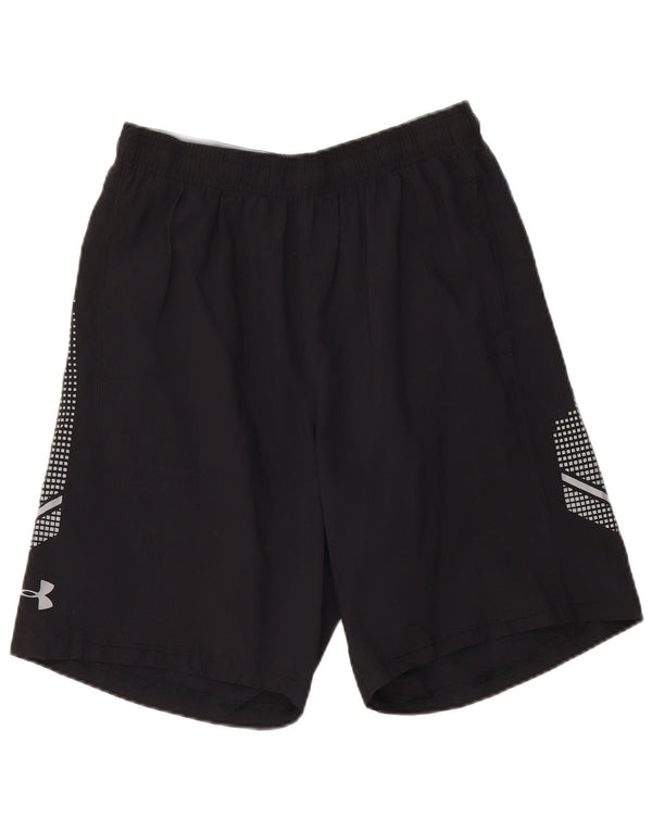 UNDER ARMOUR Mens Heat Gear Sport Shorts Médio Preto Geométrico