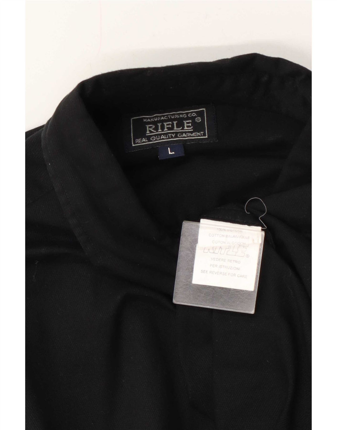 Camisa Rifle Masculina Grande Preta