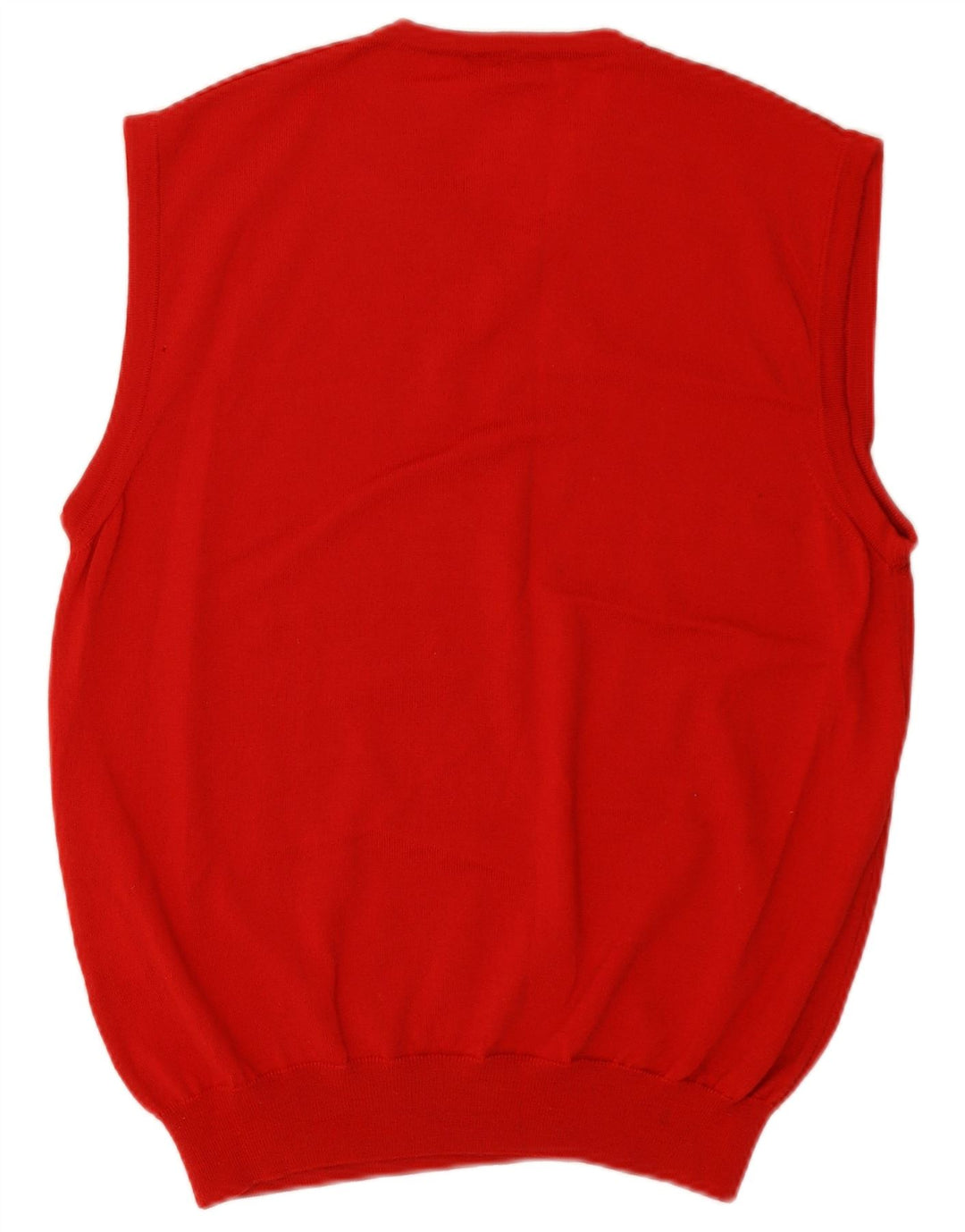 Colete masculino vintage regata EU 48 lã vermelha média