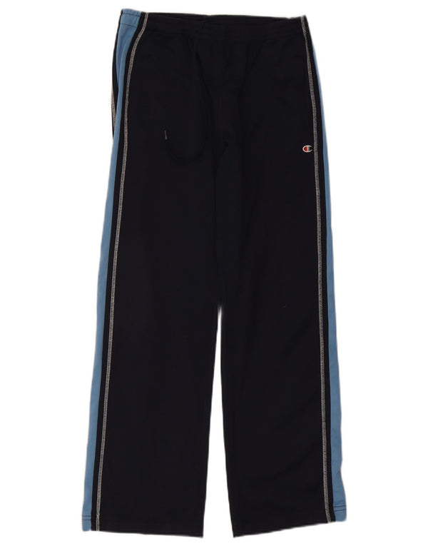 Calça de treino Champion Boys 11-12 anos grande bloco colorido azul marinho