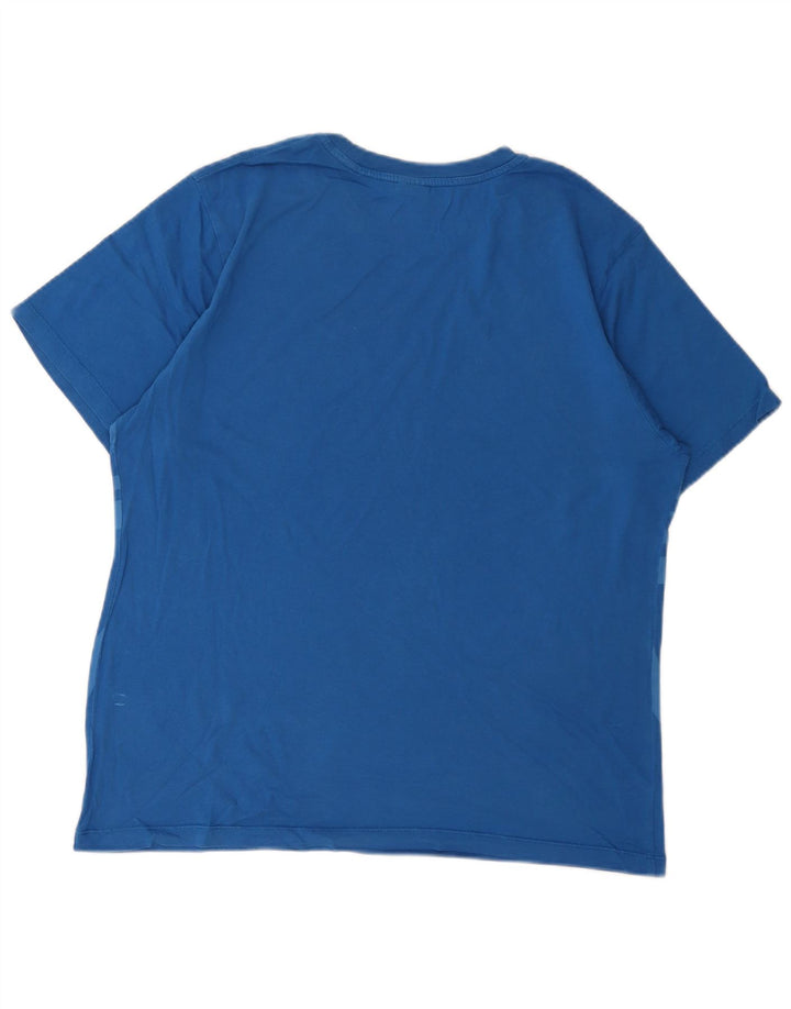 Camiseta masculina North Sails com estampa gráfica grande algodão azul