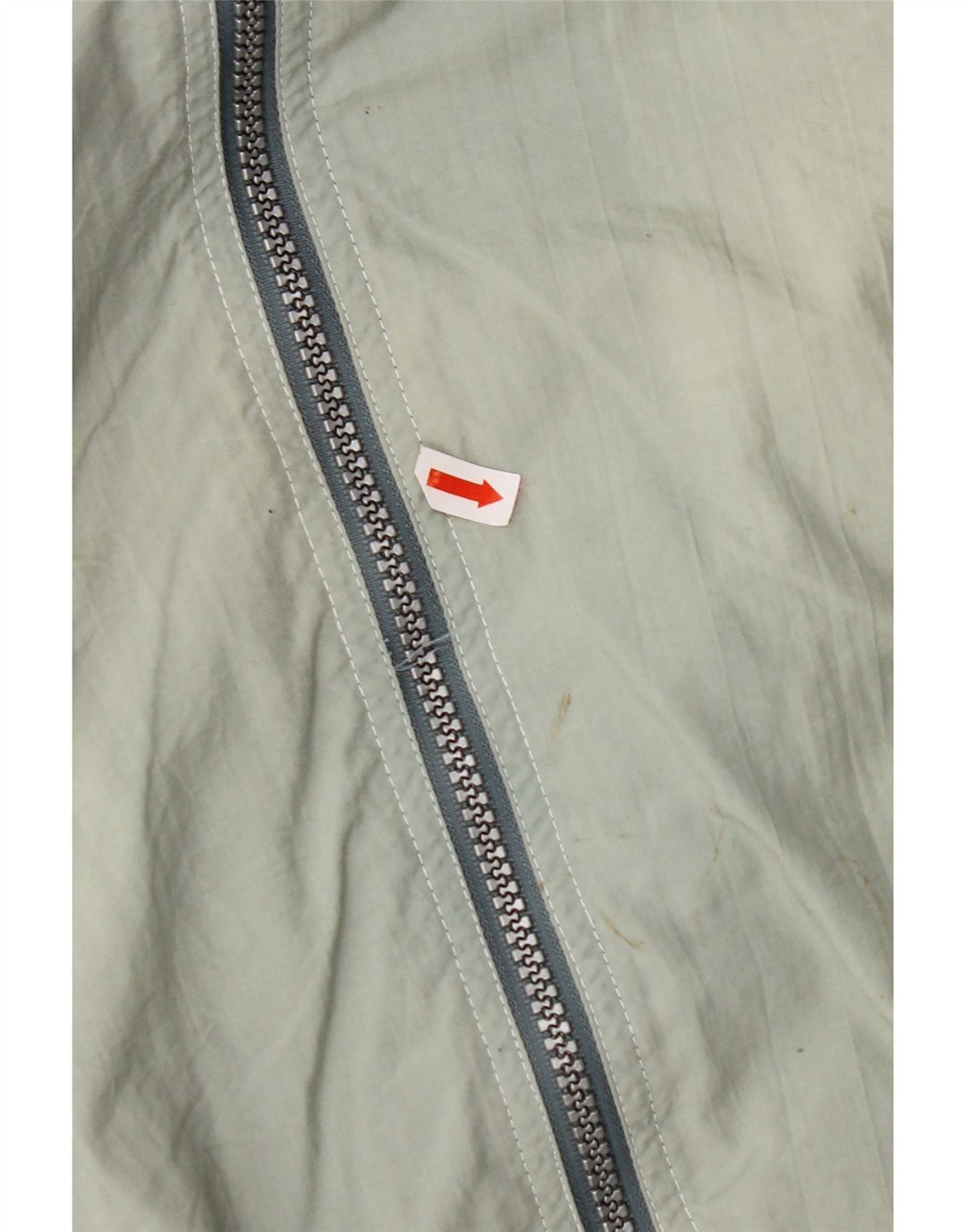 Jaqueta de treino masculina VINTAGE grande bloco colorido verde