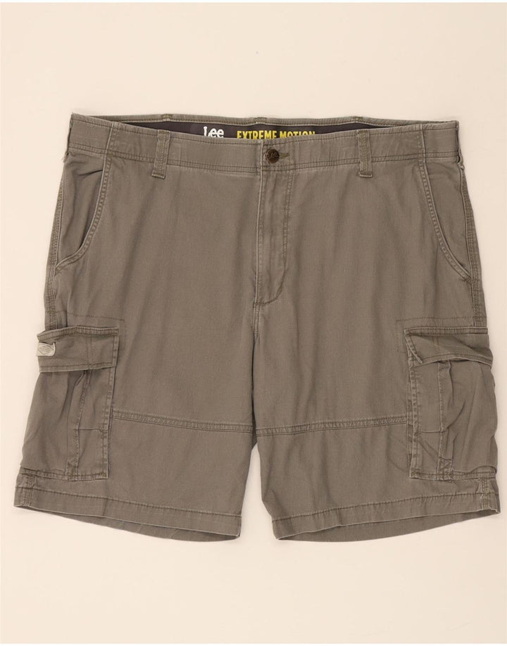 LEE Mens Extreme Motion Cargo Shorts W42 2XL Grey Cotton Vintage Lee and Second-Hand Lee from Messina Hembry 