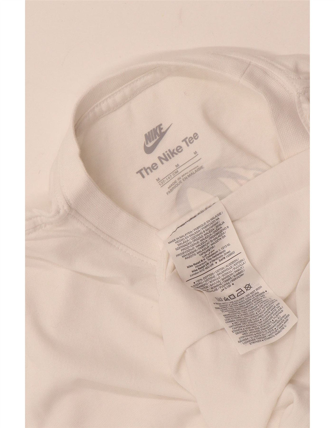 Camiseta Nike Boys Graphic Top 10-11 Anos Médio Algodão Branco