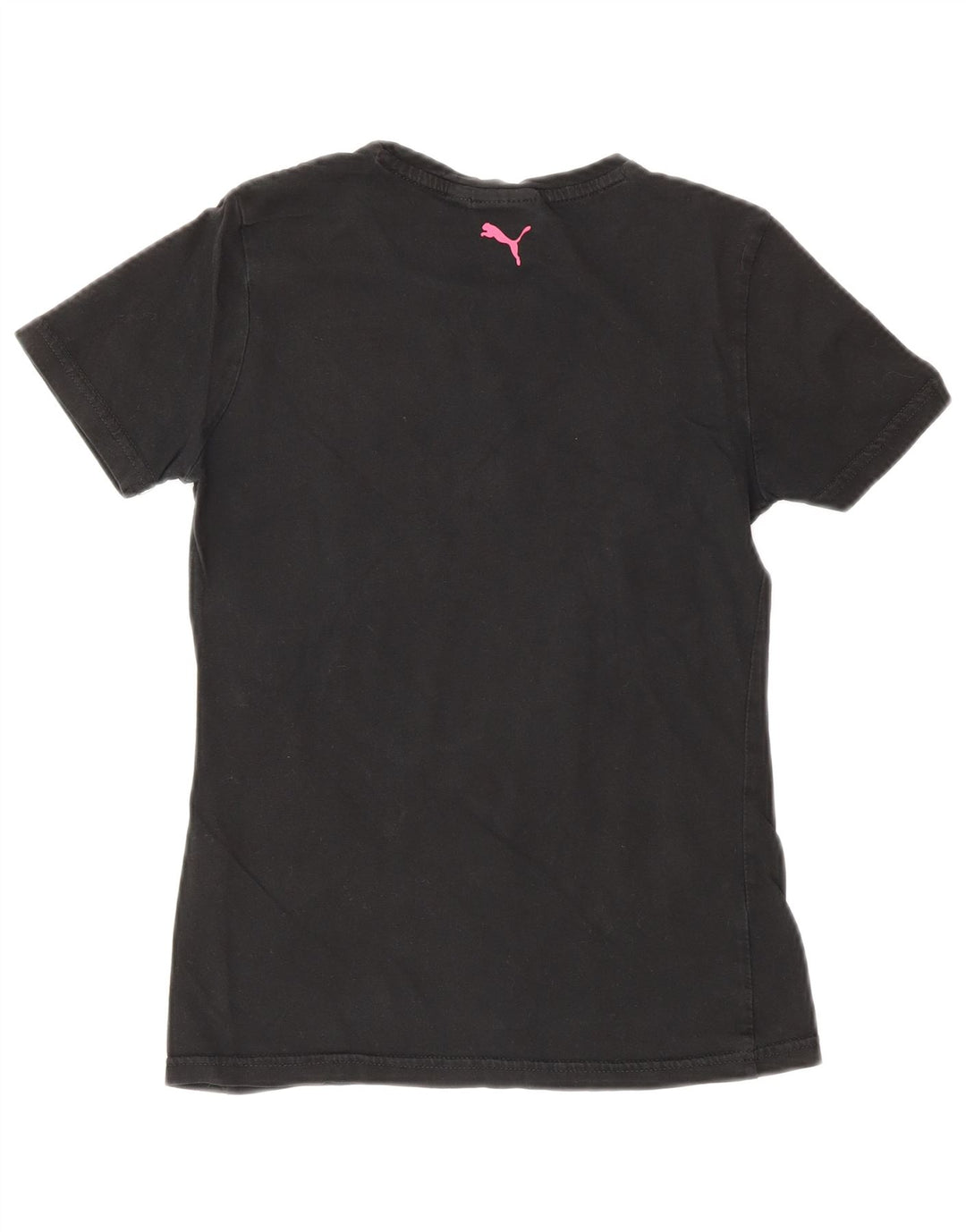 Camiseta feminina Puma Graphic 11-12 anos preta