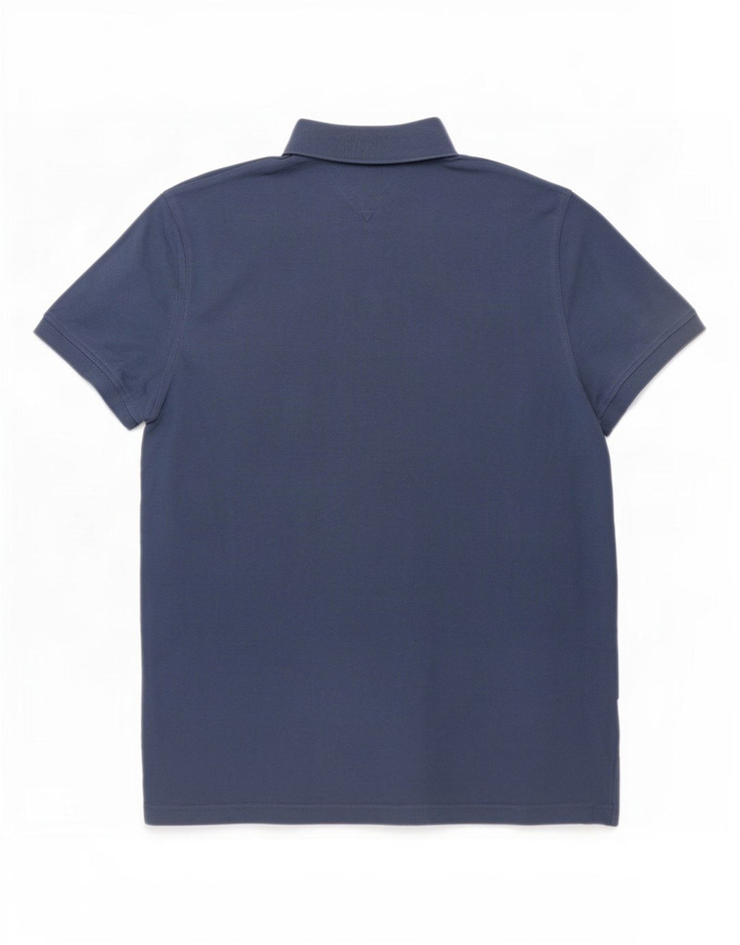 Camisa polo masculina Tommy Hilfiger pequena algodão azul marinho