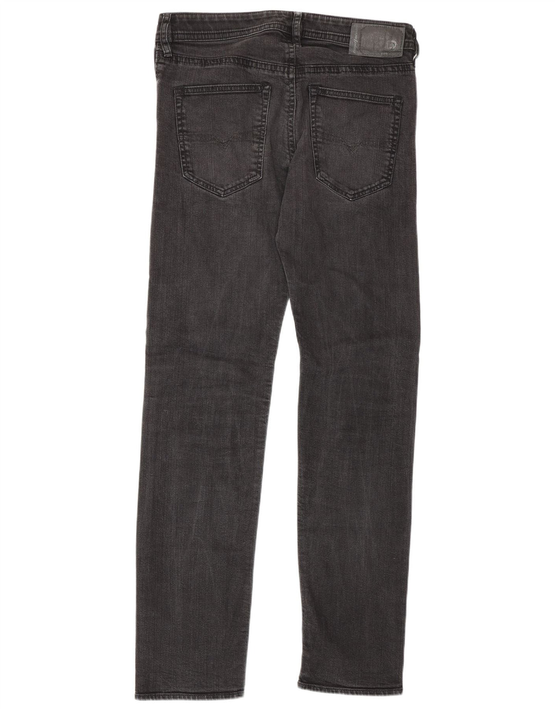 Diesel Mens Jeans Slim W30 L31 Algodão Preto