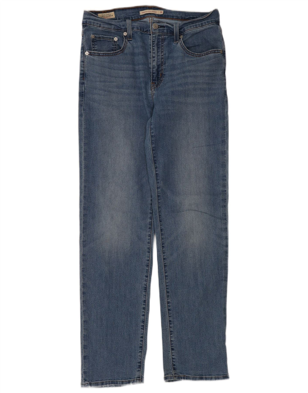 Calça jeans feminina Levi's 724 High Rise Straight W29 L30 Azul