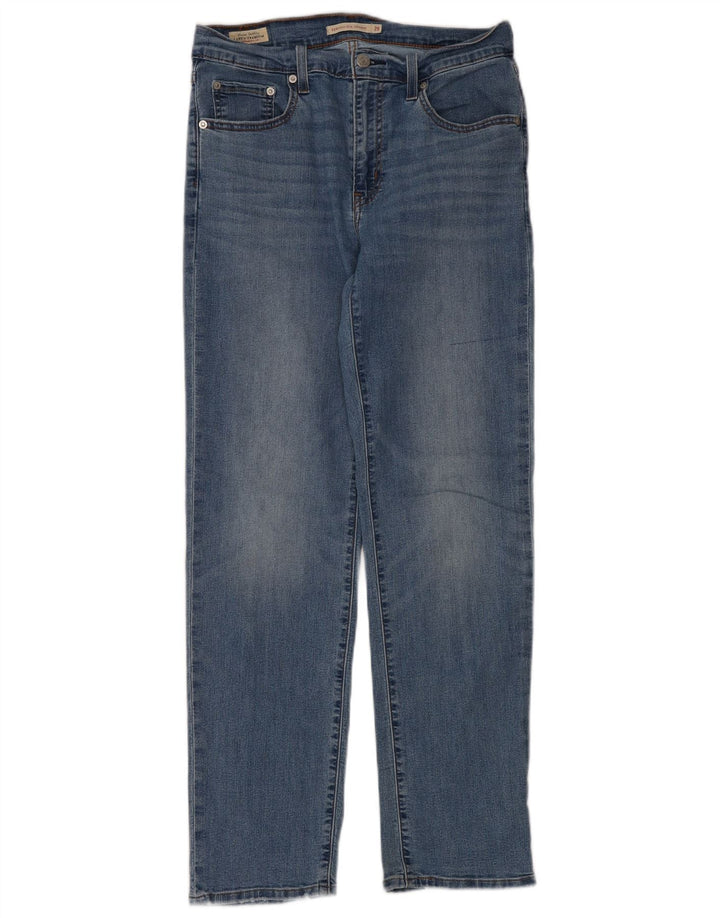 Calça jeans feminina Levi's 724 High Rise Straight W29 L30 Azul