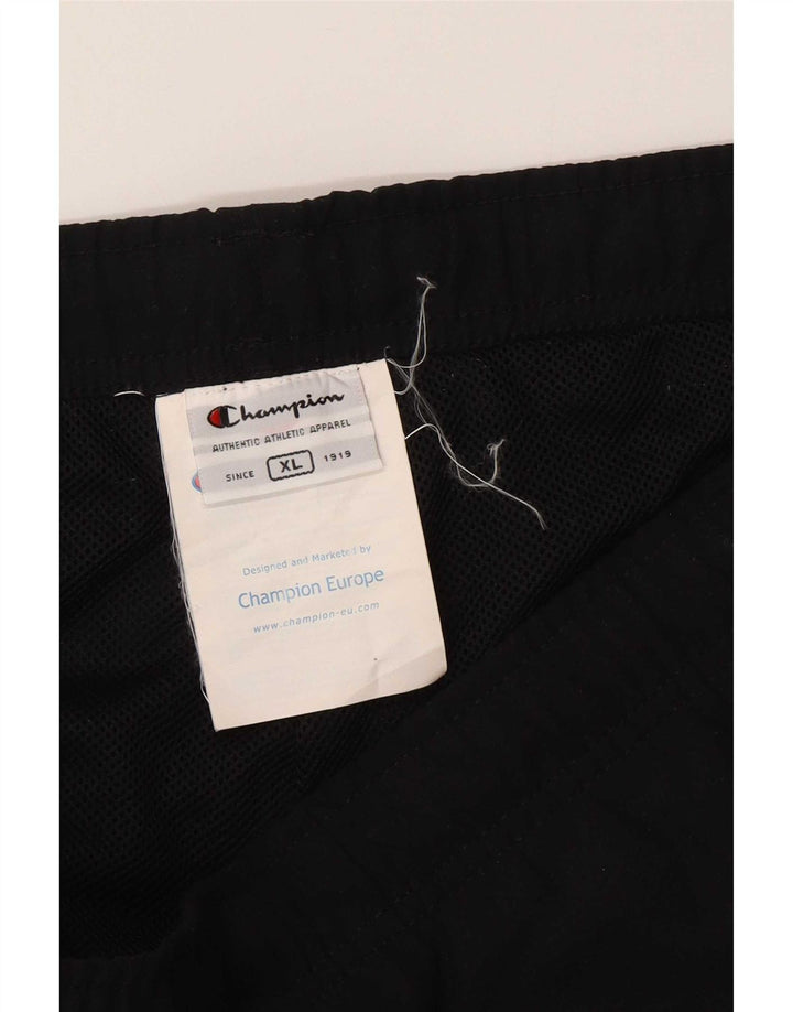 Calça de treino masculina Champion XL preto poliéster