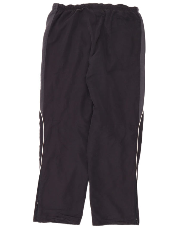 Calça de treino masculina Lotto UK 42/44 XL azul marinho colorblock poliéster