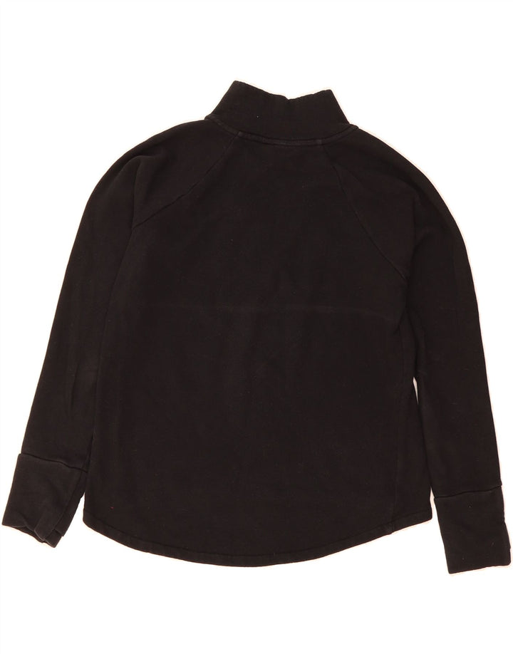 DKNY Womens Oversized Graphic Sweatshirt Jumper UK 6 XS Black Cotton Vintage Dkny and Second-Hand Dkny from Messina Hembry 