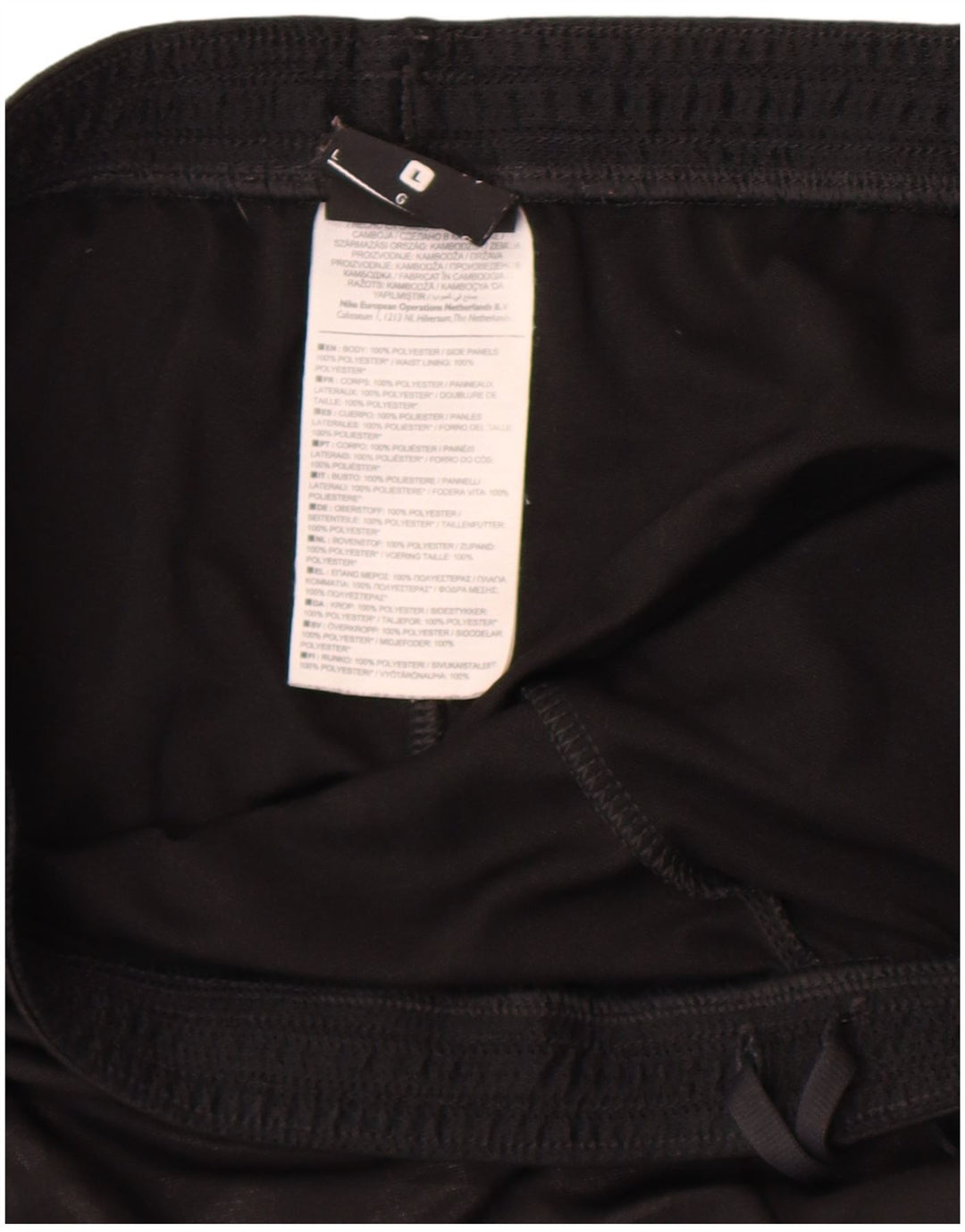 Nike Mens Sport Shorts Grande Poliéster Preto