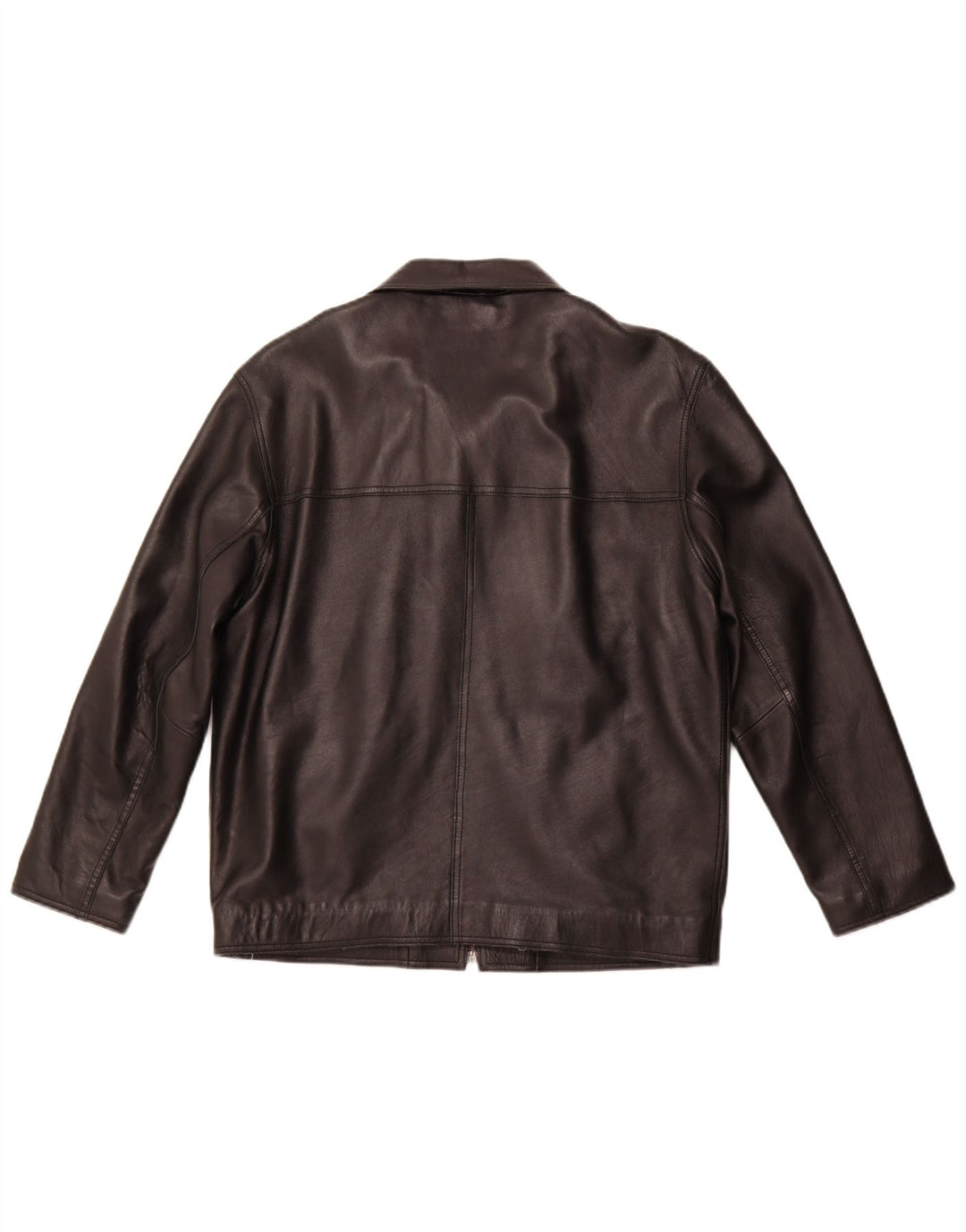 Jaqueta de couro feminina MADDOX UK 22 3XL couro preto