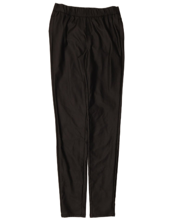 Calça feminina casual justa Kaffe IT 36 XS W26 L31 preta viscose