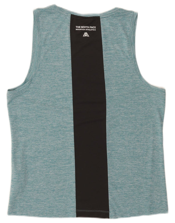 The North Face Colete Masculino Top Médio Turquesa Colourblock Poliéster
