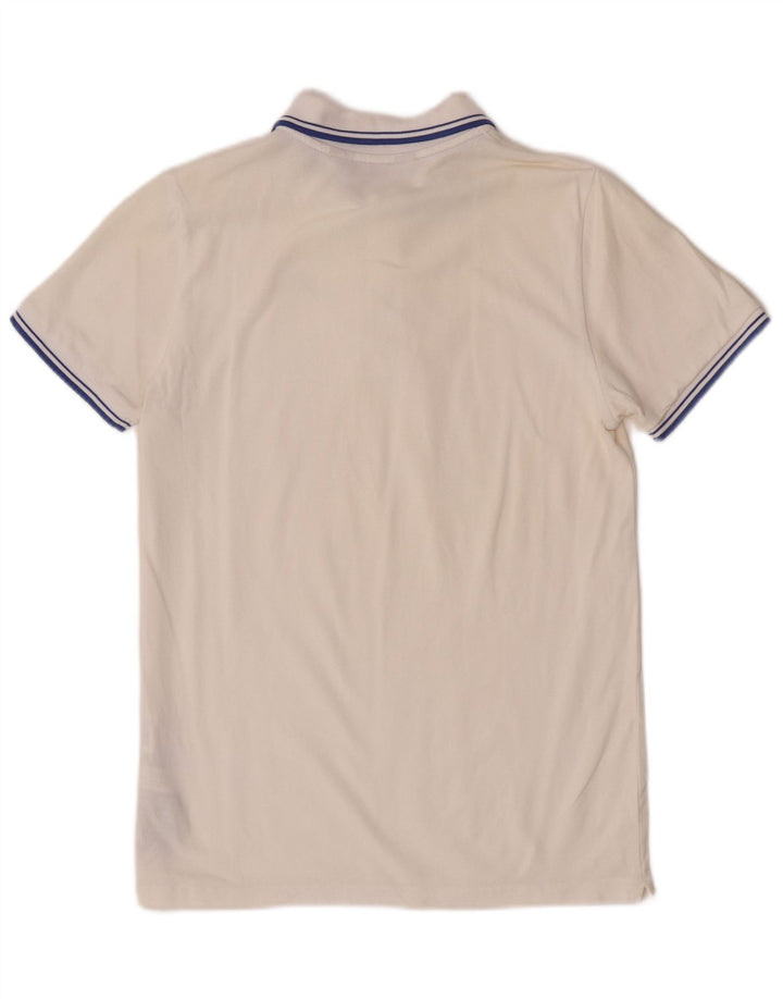Camisa polo masculina Kappa médio algodão branco