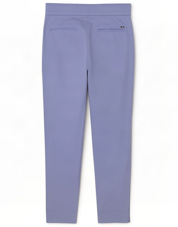 Massimo Dutti Womens Slim Chino Calças UE 38 Pequeno W28 L28 Azul Viscose
