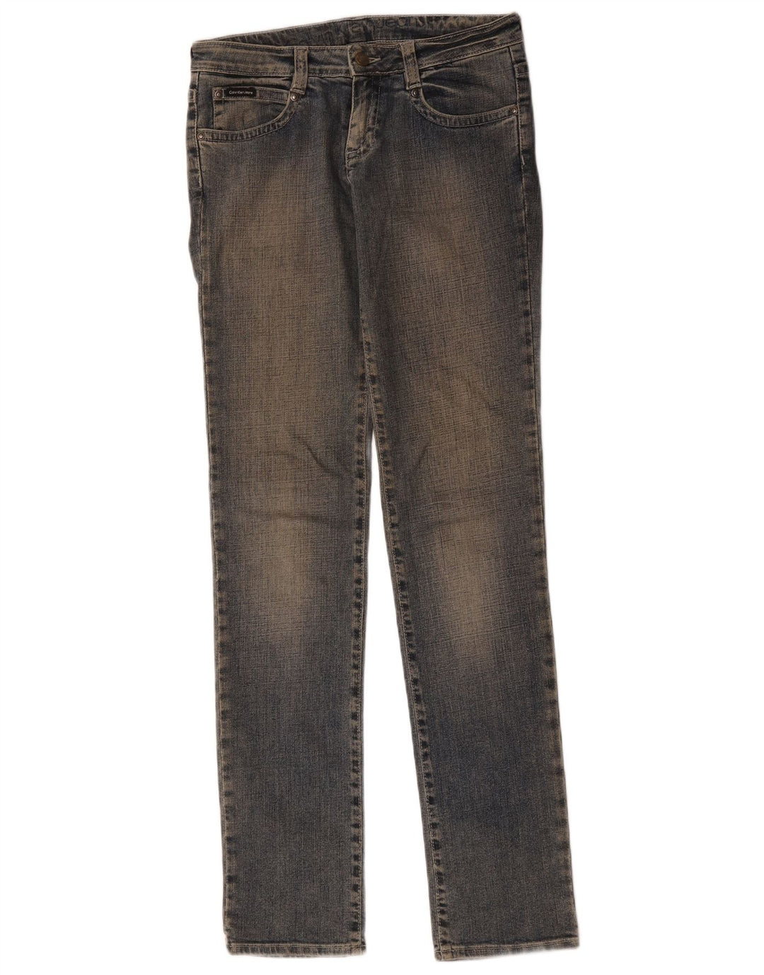 Calvin Klein Jeans Slim Feminino W27 L34 Azul Algodão