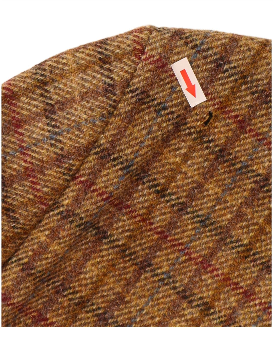 Jaqueta blazer masculina de 3 botões Harris Tweed Reino Unido 40 grande xadrez marrom