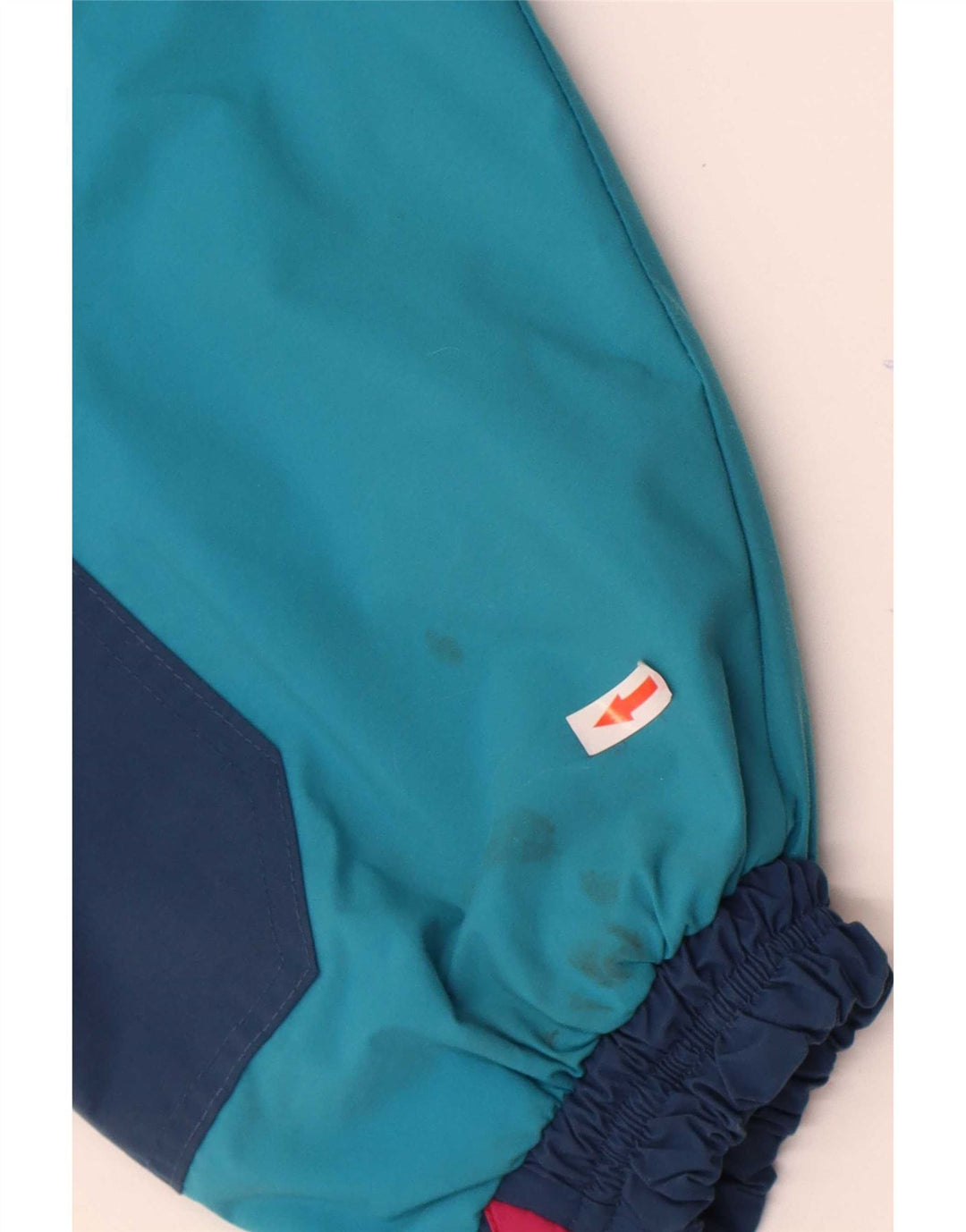 Jaqueta de esqui Anorak masculina com capuz No Limits Reino Unido 40 grande bloco colorido azul