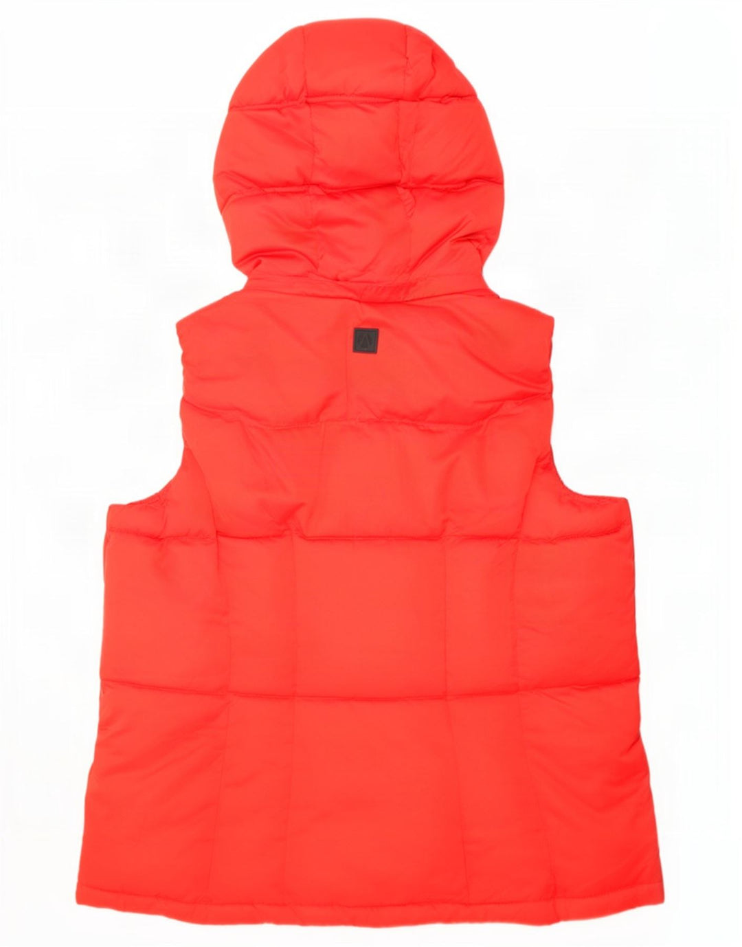 Colete acolchoado com capuz feminino Marks & Spencer UK 18 XL poliéster vermelho