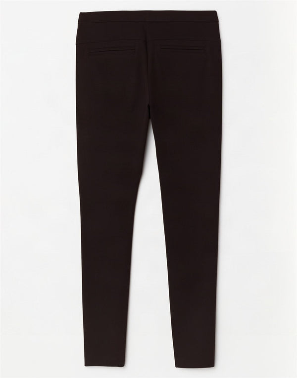 Calça feminina Zara Trafaluc Slim cortada média W28 L24 preta