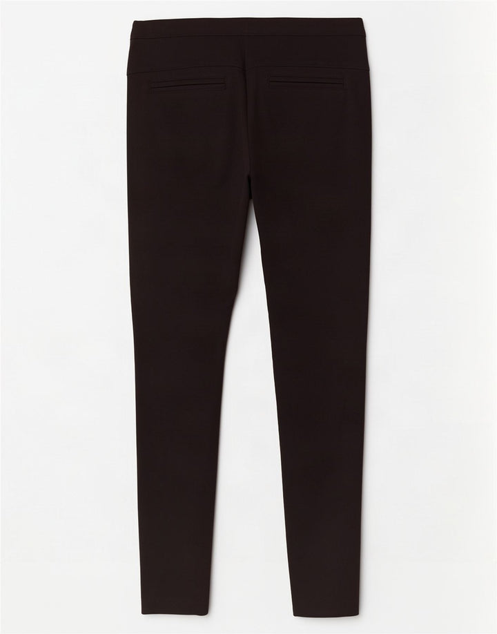 Calça feminina Zara Trafaluc Slim cortada média W28 L24 preta
