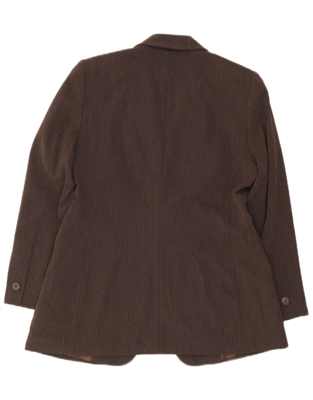 Jaqueta blazer feminina Marks & Spencer com 1 botão Reino Unido 14 grande viscose marrom