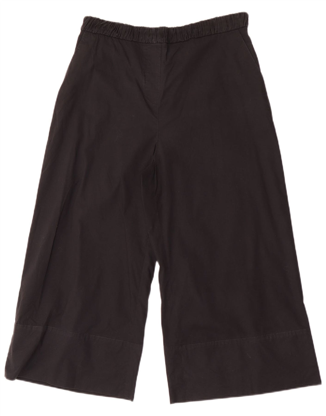 Calça capri feminina de perna larga Max & Co. W30 L21 preta