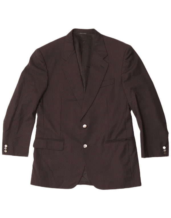 Jaqueta blazer masculina Pierre Cardin com 2 botões IT 50 grande lã cinza