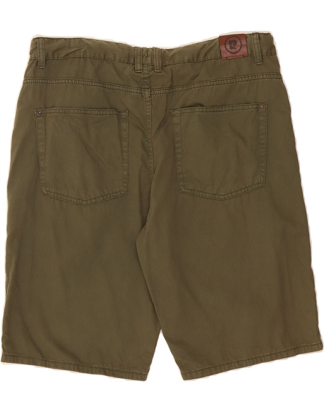 PIERRE CARDIN Womens Denim Shorts XL W34 Green Cotton Vintage Pierre Cardin and Second-Hand Pierre Cardin from Messina Hembry 