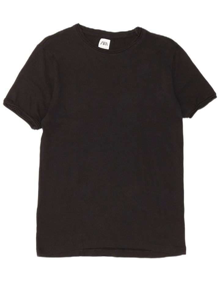 Camiseta masculina Zara Top pequeno preto