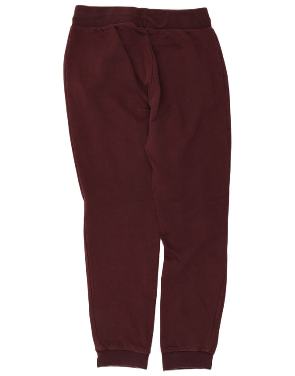 Adidas Calças de treino femininas Joggers UK 14 Médio Borgonha Algodão