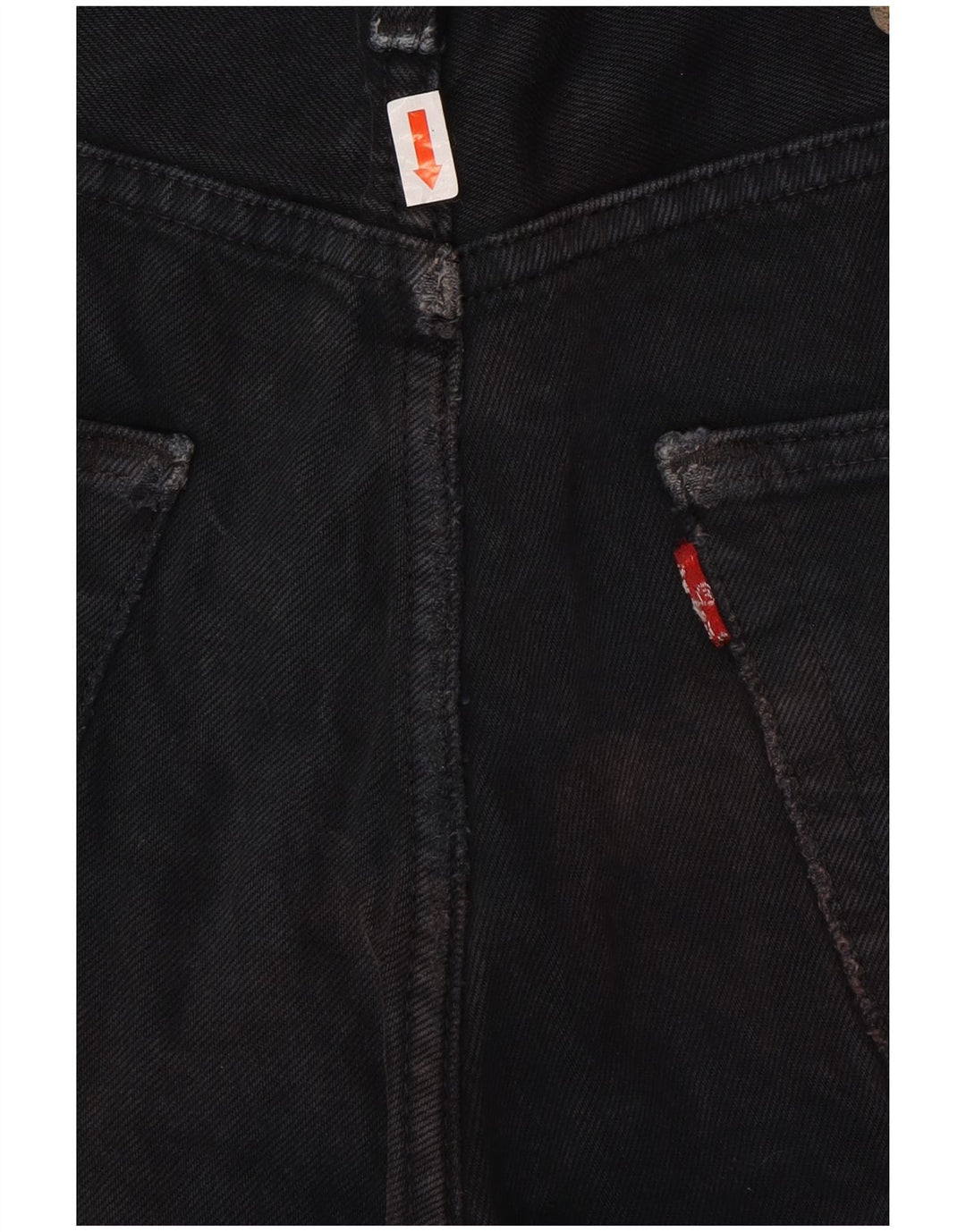 LEVI'S Masculino 501 Shorts Jeans W32 Médio Algodão Preto
