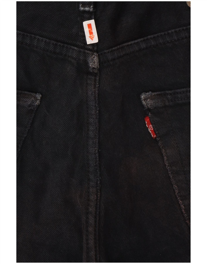 LEVI'S Masculino 501 Shorts Jeans W32 Médio Algodão Preto
