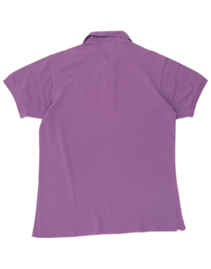 Camisa polo masculina Lacoste médio algodão roxo