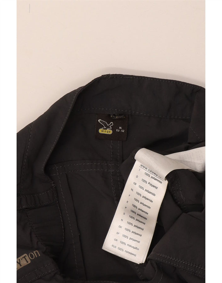 Shorts cargo masculino SALEWA IT 52 XL W38 cinza poliamida