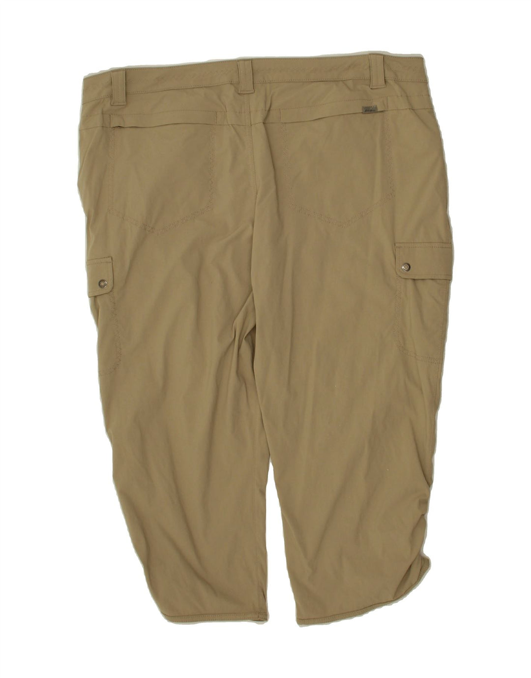 EDDIE BAUER Womens Capri Cargo Trousers US 18 2XL W38 L21 Beige Nylon Vintage Eddie Bauer and Second-Hand Eddie Bauer from Messina Hembry 