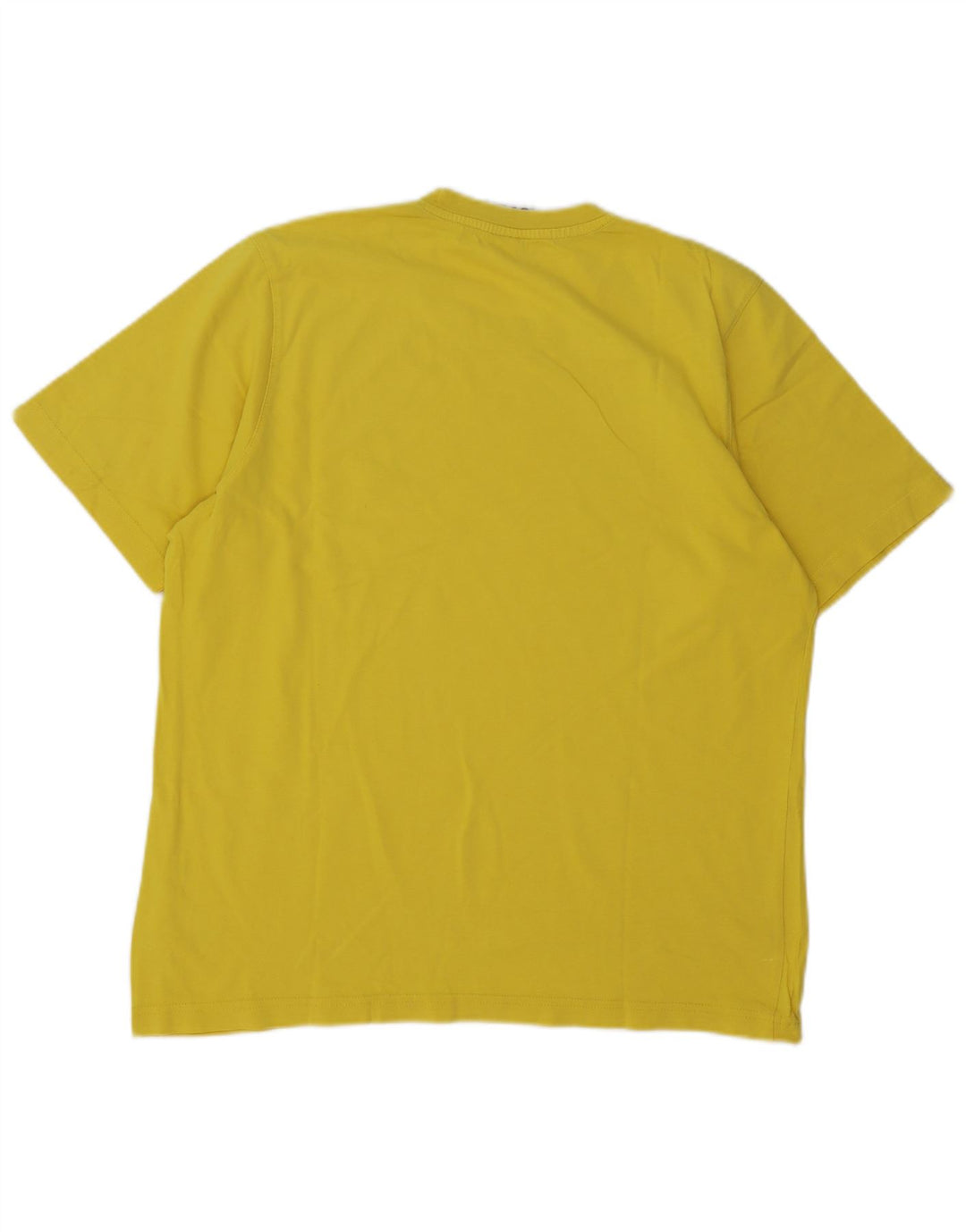 Camiseta masculina Adidas grande algodão amarelo
