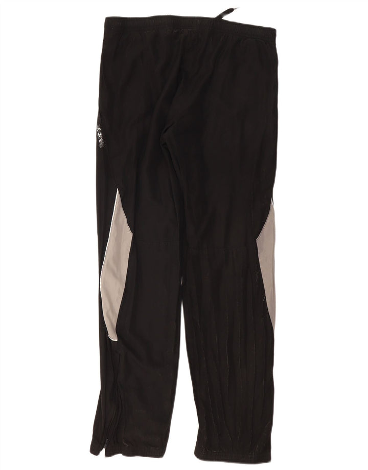 Calça de treino masculina Reebok Joggers pequeno preto colorblock poliéster