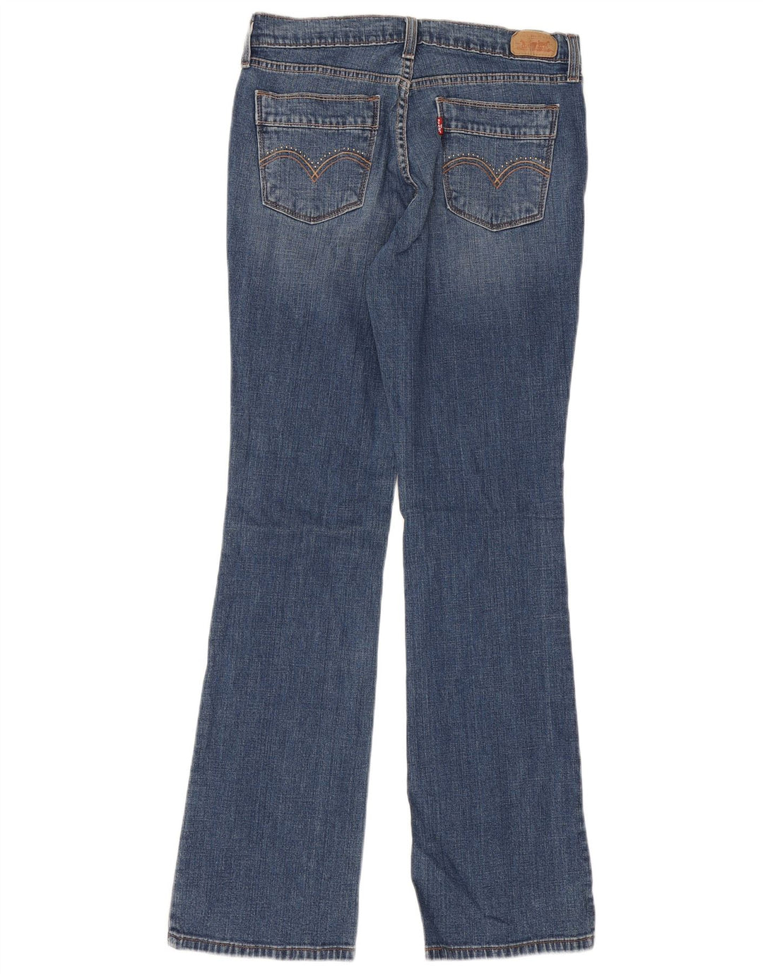 Calça jeans feminina Levi's 515 Bootcut US 6 médio W32 L32 azul algodão