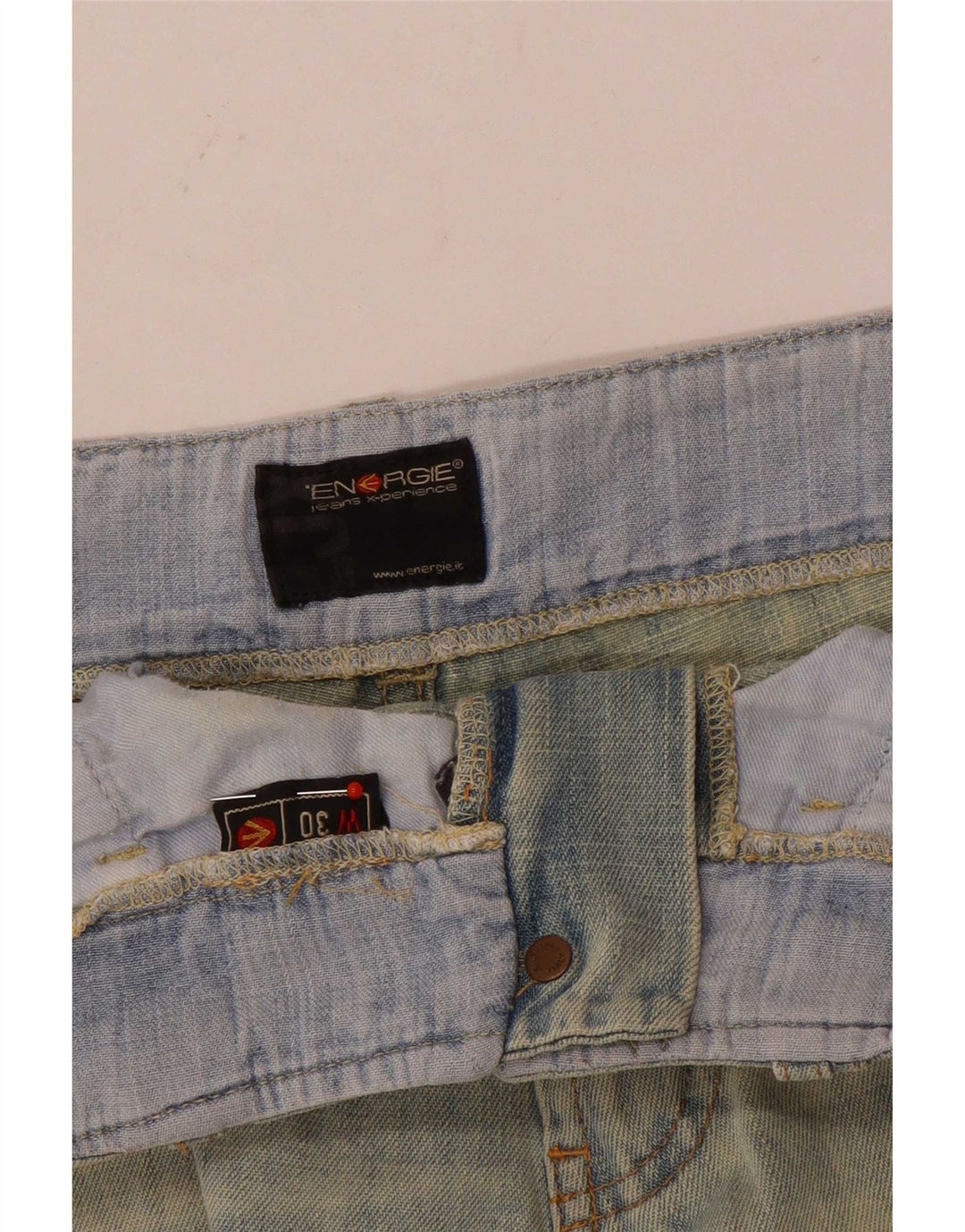 Energie Mens Jeans Flared W30 L35 Azul