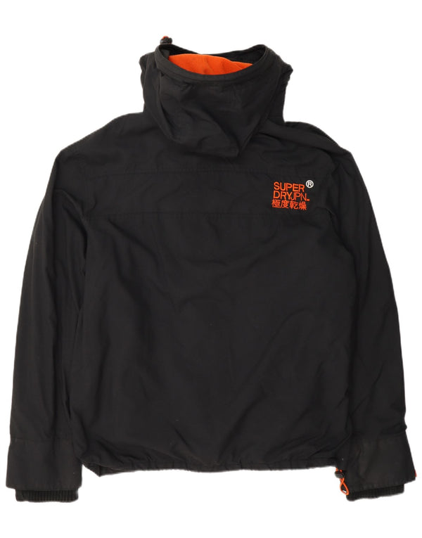 Jaqueta corta-vento masculina Superdry The Windcheater Graphic UK 42 XL preta