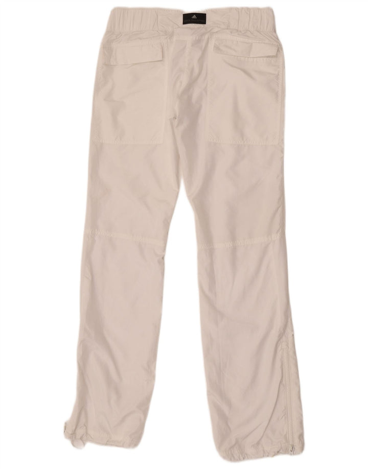 Calça impermeável feminina Adidas EU 36 pequena W28 L32 branca