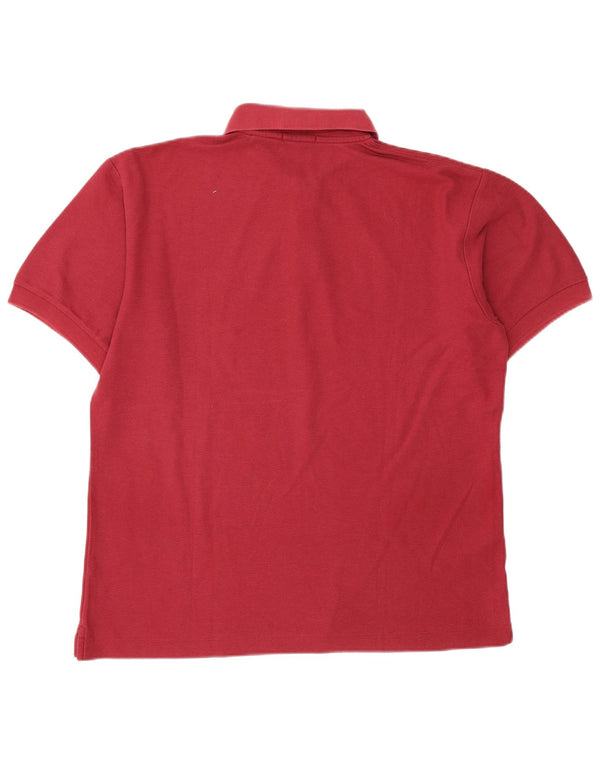 Camisa polo masculina Fila IT 50 algodão vermelho médio