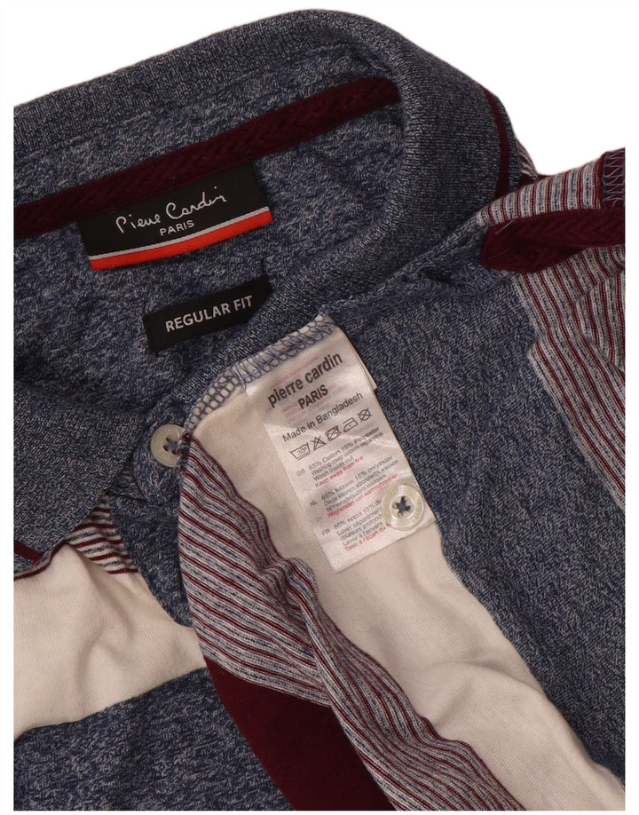 Camisa polo masculina Pierre Cardin Regular Fit média listrada multicolorida