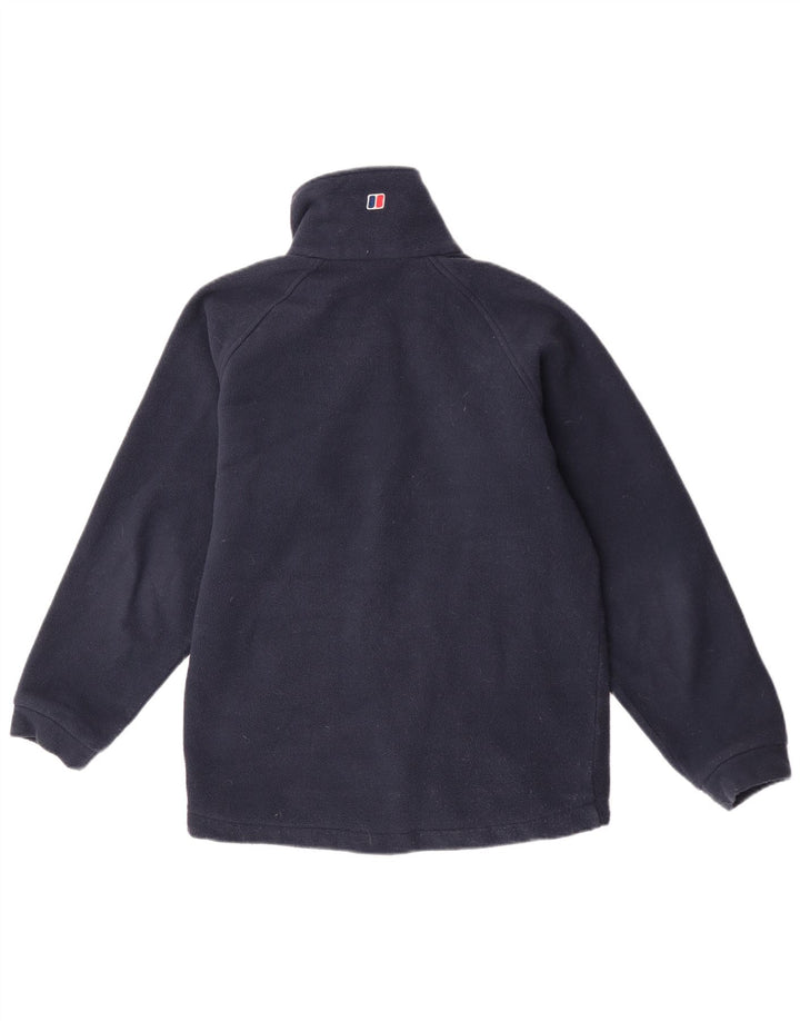 Jaqueta de lã masculina Berghaus UK 36 poliéster azul marinho pequeno